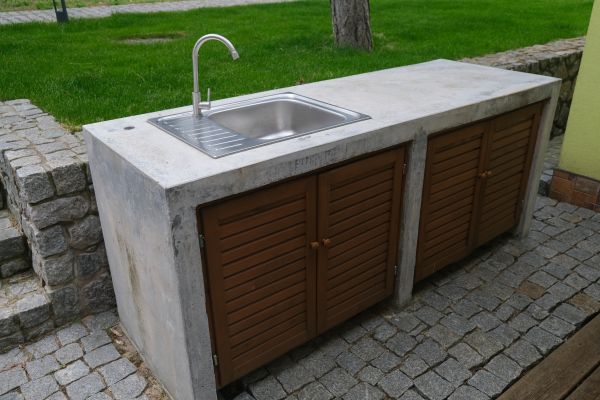 Exterior Cabinet Installation in Magnolia