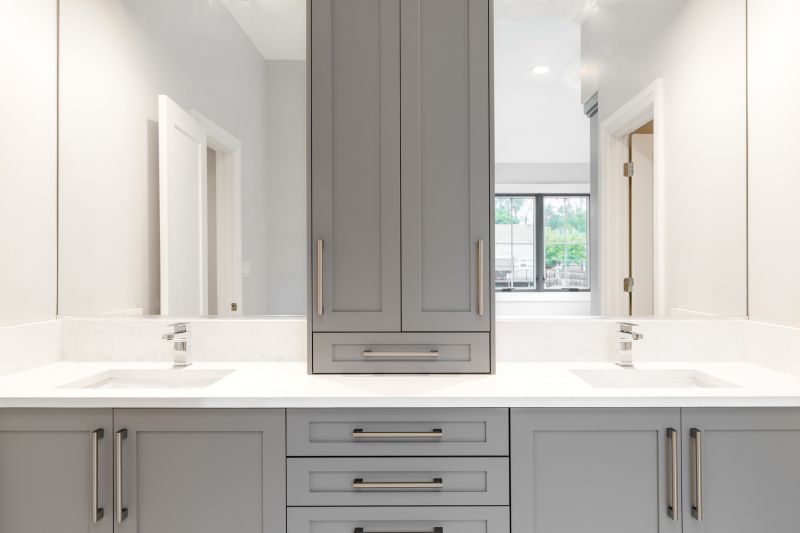 Bathroom Cabinet Installation